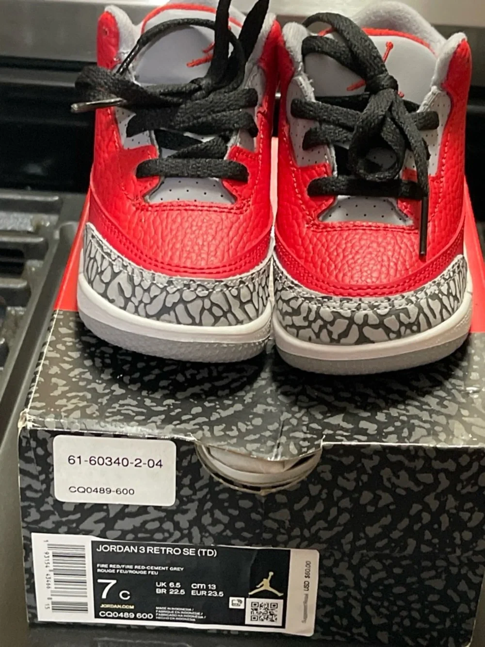 Jordan Toddler Sneakers in Red, Black, Gray